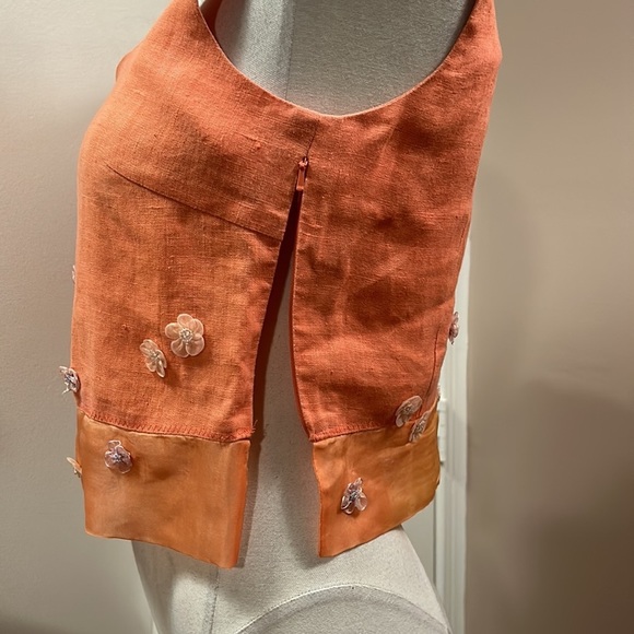 Muse Light Orange Top and Pants Set size 4P - Picture 8 of 11